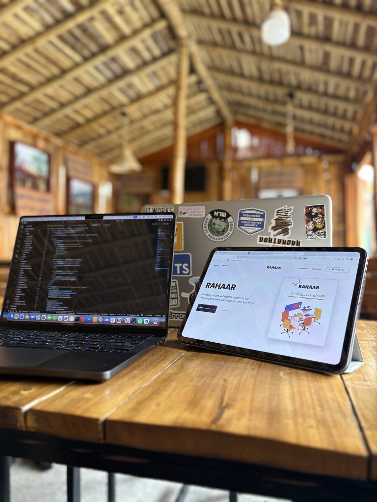 Dev setup at cafe